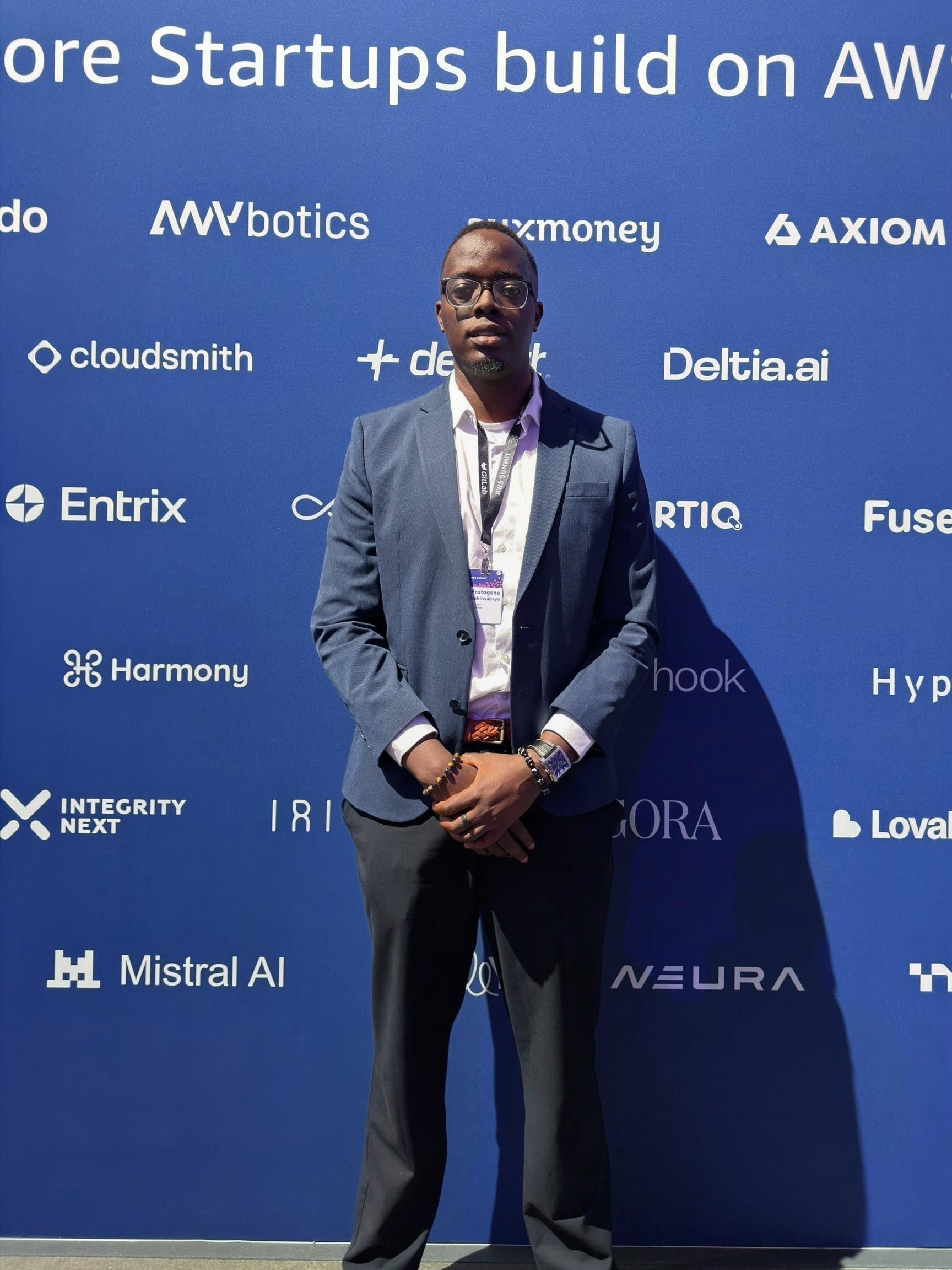 EjoLabs representative at AWS Startups